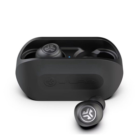 JLab GO Air Pop+ True Wireless Bluetooth Earbuds Black NEW - Picture 2 of 5